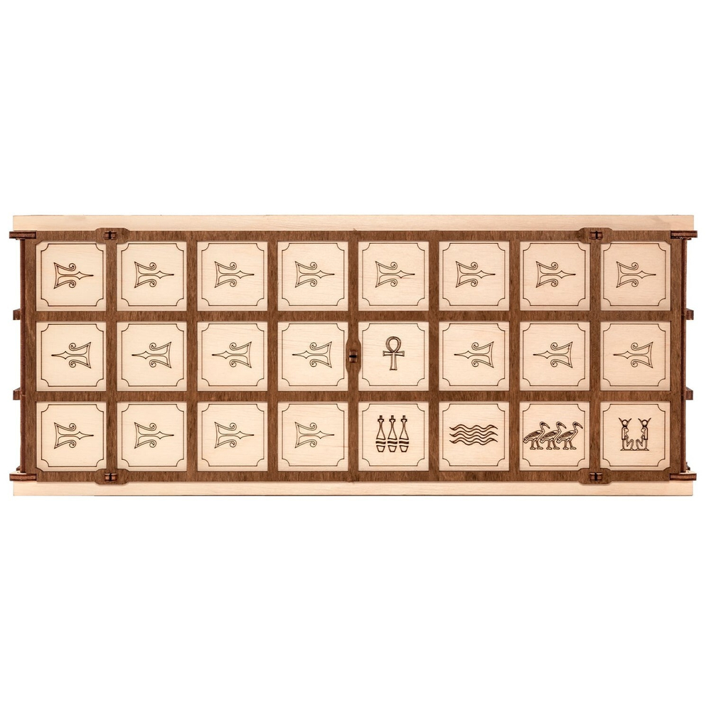 Деревянный конструктор и настольная игра GAMESET - Ура и Сенет (EWA)