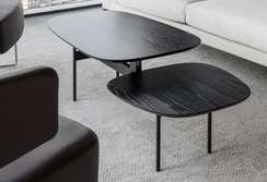 Журнальный столик Step L, черный ясень