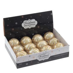 GAEM Набор из 12шт Украшение новогоднее "Шар", D 8 см, L35 W28 H9 см