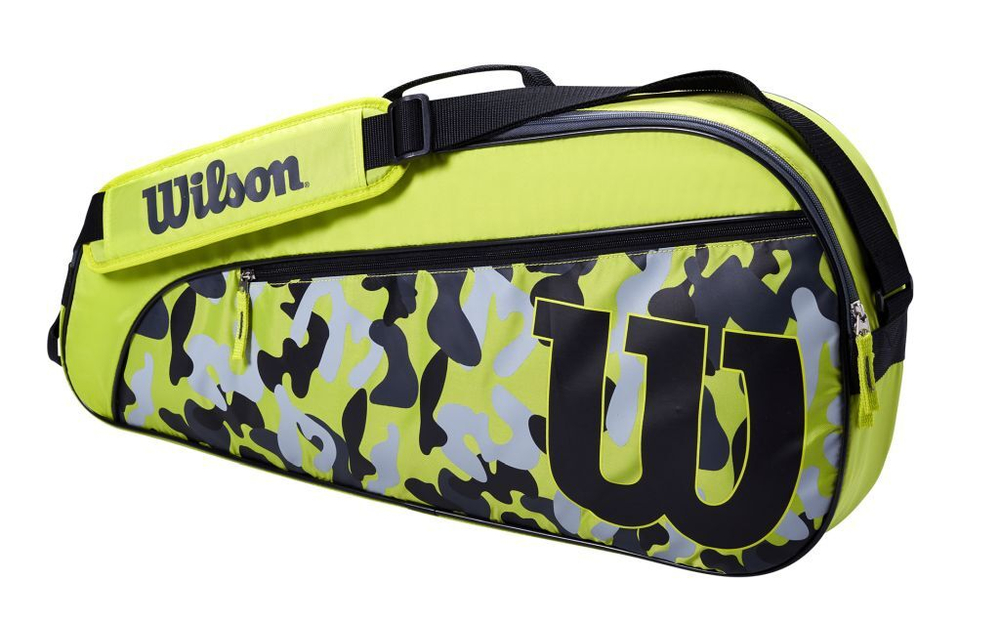 Сумка теннисная Wilson Junior Racket Bag - wild lime/grey/black