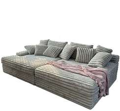 Диван модульный бескаркасный 4627, серый