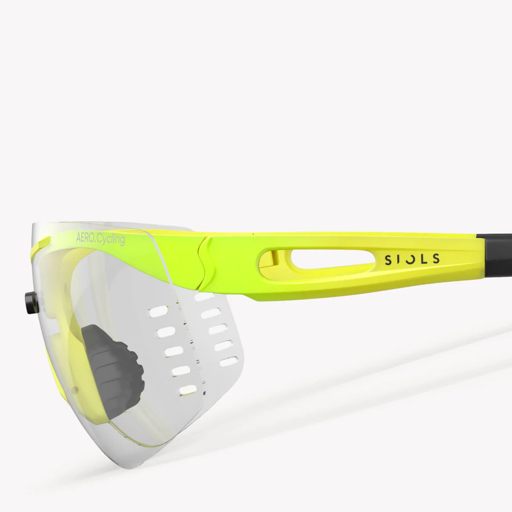 Спортивные очки с диоптриями Siols / AERO.Cycling / Clear Pure / Lime