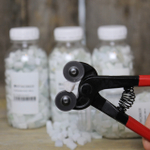 Смальта колотая белого цвета