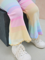 Футболка и легинсы для в комплекте для девочки Next AD5-473, Розовый, Желтый, Сиреневый