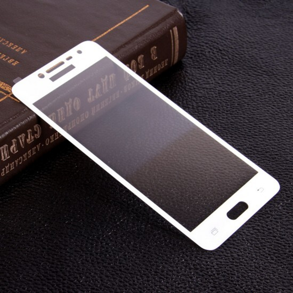 Защитное стекло для Samsung Galaxy J2 Prime на полный экран, 009288 Белый