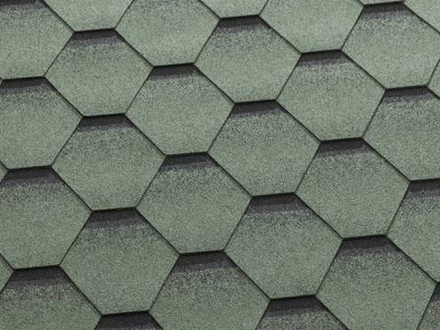 Гибкая черепица KATEPAL Katrilli Зелень моховая 3 м2