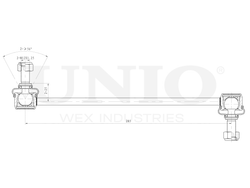 Стойка стабилизатора передняя UNIO SSP-50022