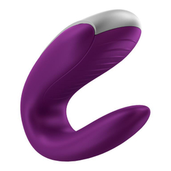 Satisfyer Double Fun Connect App - Парный вибратор с пультом ДУ