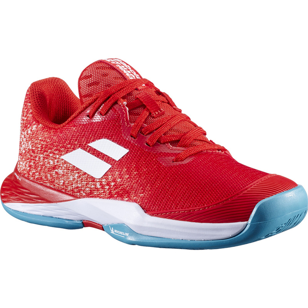 Детские теннисные кроссовки Babolat Jet Mach 3 All Court Fiesta Red