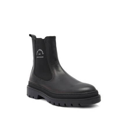 Кожаные челси maison Karl Lagerfeld - черный(KL11240)