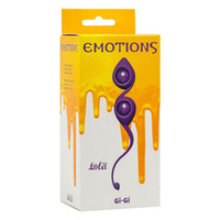 Фиолетовые вагинальные шарики 3,5см Lola Games Emotions Gi-Gi Purple 4003-01Lola