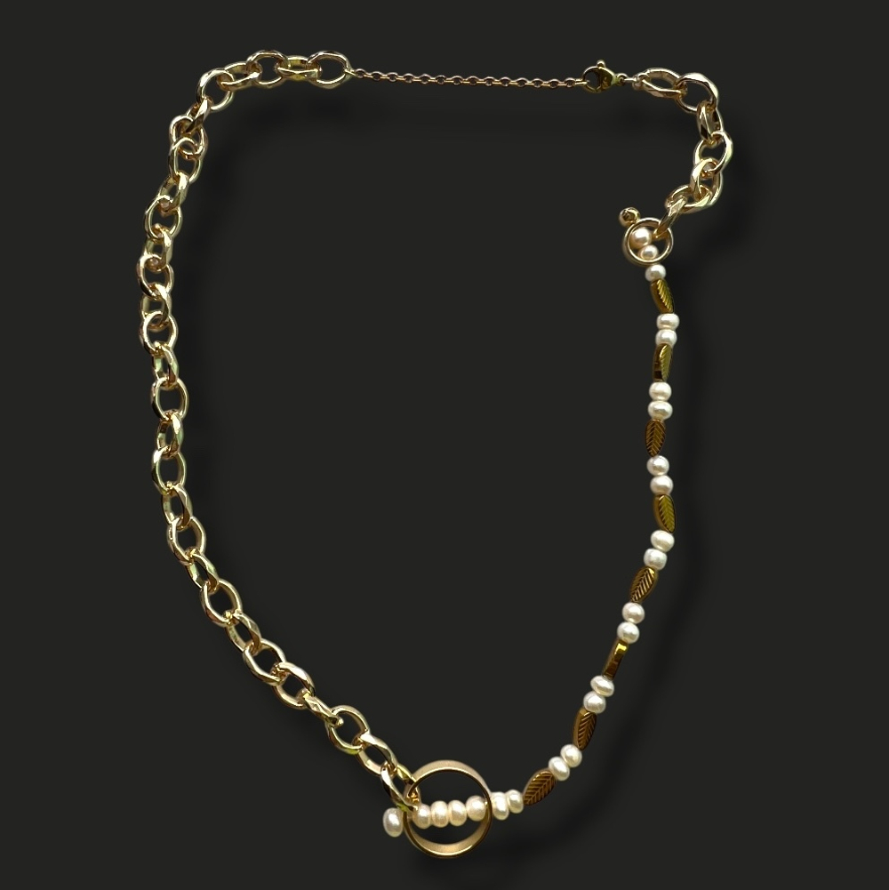 Ожерелье. Соединение, Жемчуг и Гематин