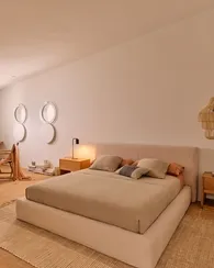 Чехол для подушки Lorin из льна зелёного цвета с бахромой 30 x 50 см