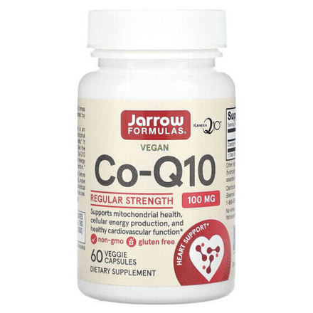 Коэнзим Q10 Jarrow Formulas, Co-Q10, 100 мг, 60 растительных капсул