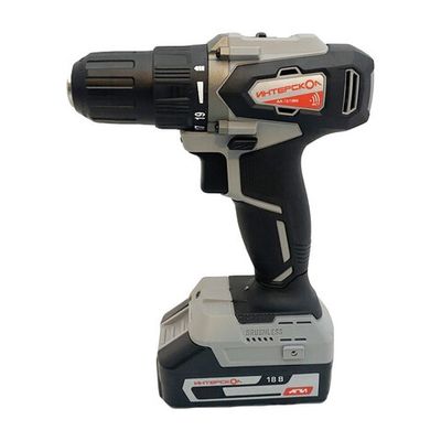 Дрель аккумуляторная Интерскол ДА-13/18 BK АПИ кейс 2,0Ач