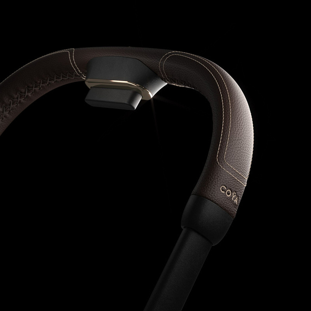 Коляска Cybex Coya Rosegold Frame Cloud G i-Size Moon Black Plus 2 в 1 Leaf Green с дождевиком и бампером