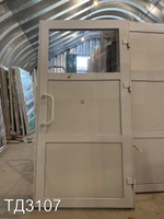 Дверь пластиковая входная Б/У 2040(в) x 1040(ш)