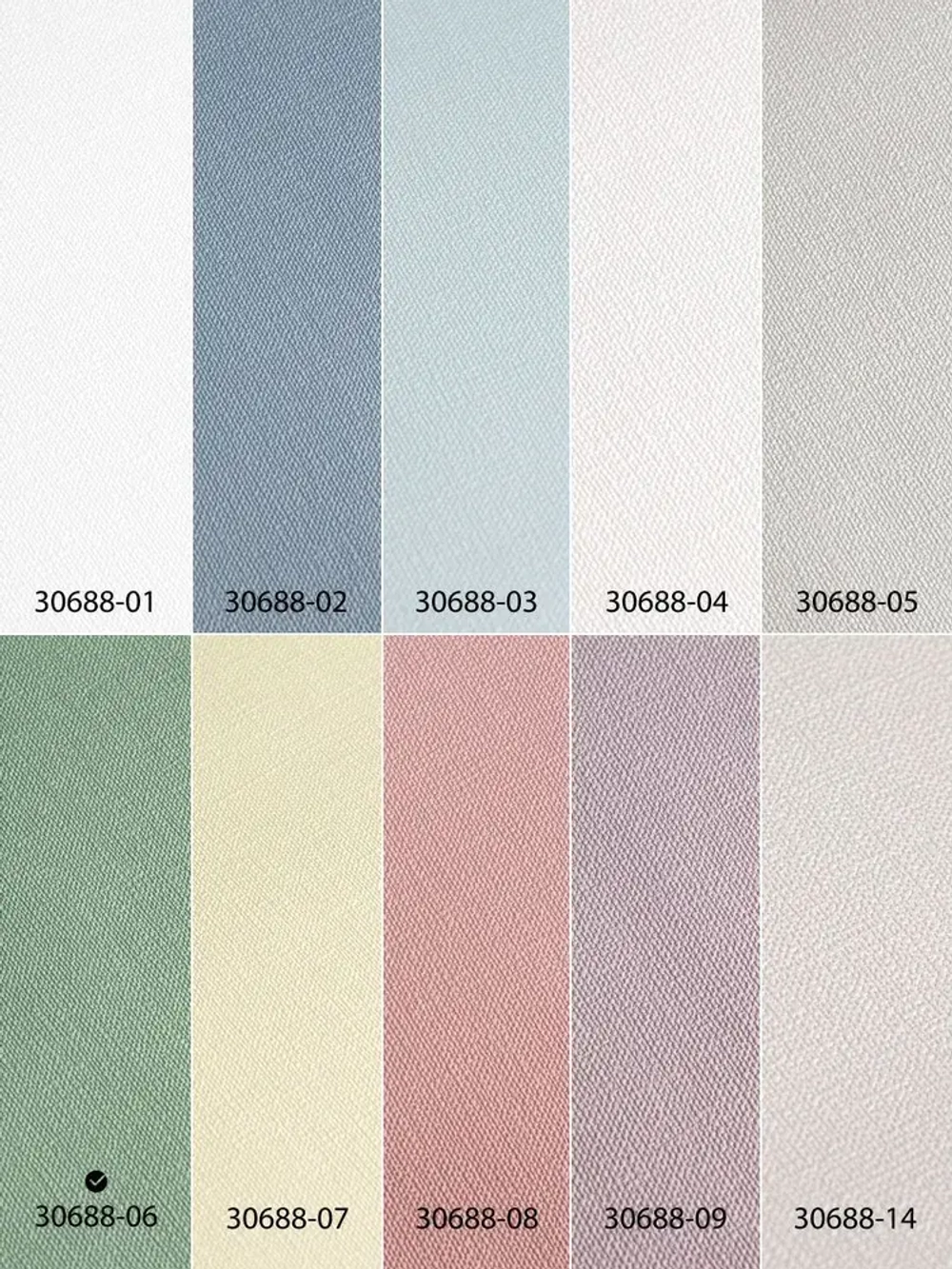 Обои флизелиновые 1.06, виниловые зеленые однотонные Textile (Moda Interio) метровые под ткань для гостиной и спальни в стиле прованс