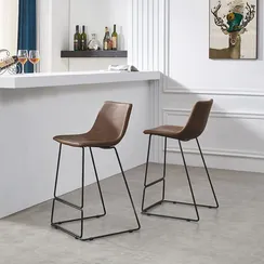 Полубарный стул Fargo, 66 см, коричневый