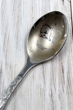 ложка с гравировкой