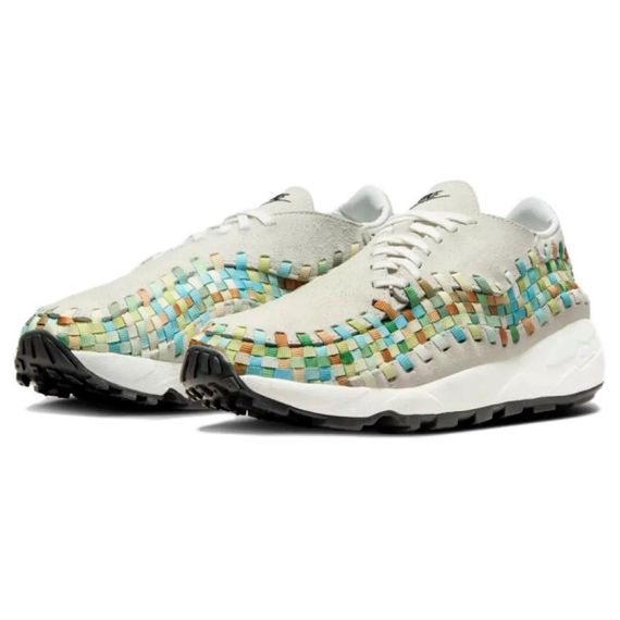 Nike Air Footscape Повседневная обувь Низкий верх Бежевый многоцветный Женская