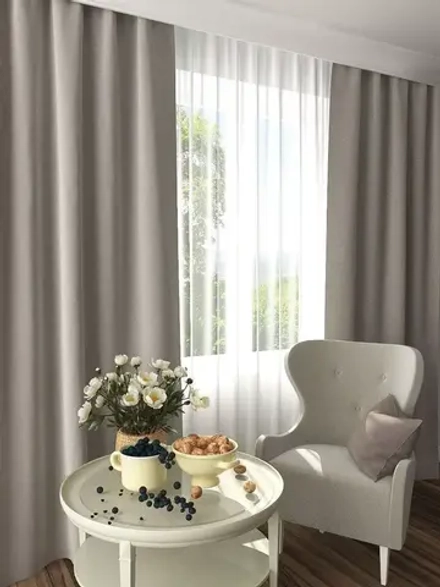 Шторы в гостиную в спальню интерьерные плотные
