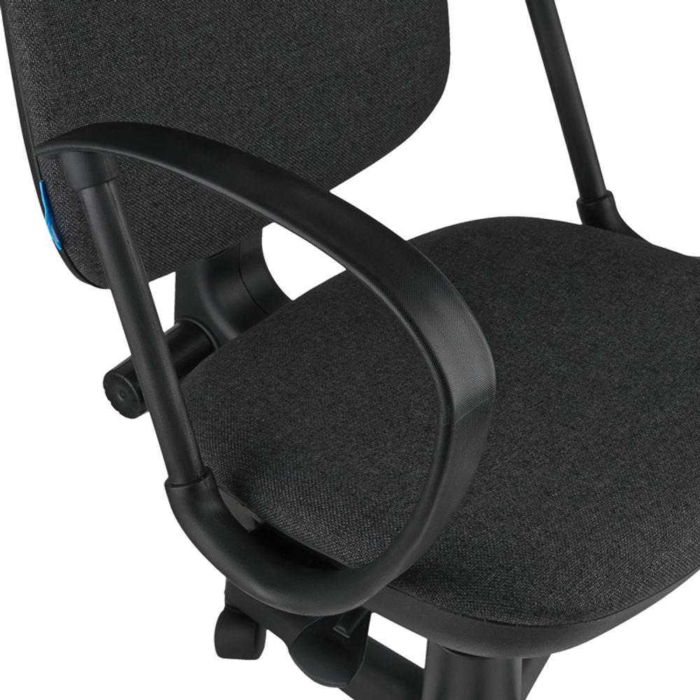 Кресло оператора Helmi HL-M30 "Престиж", ткань серая однотонная