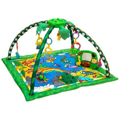 Развивающий коврик для новорожденного Funkids Delux Step Up Gym, Jungle
