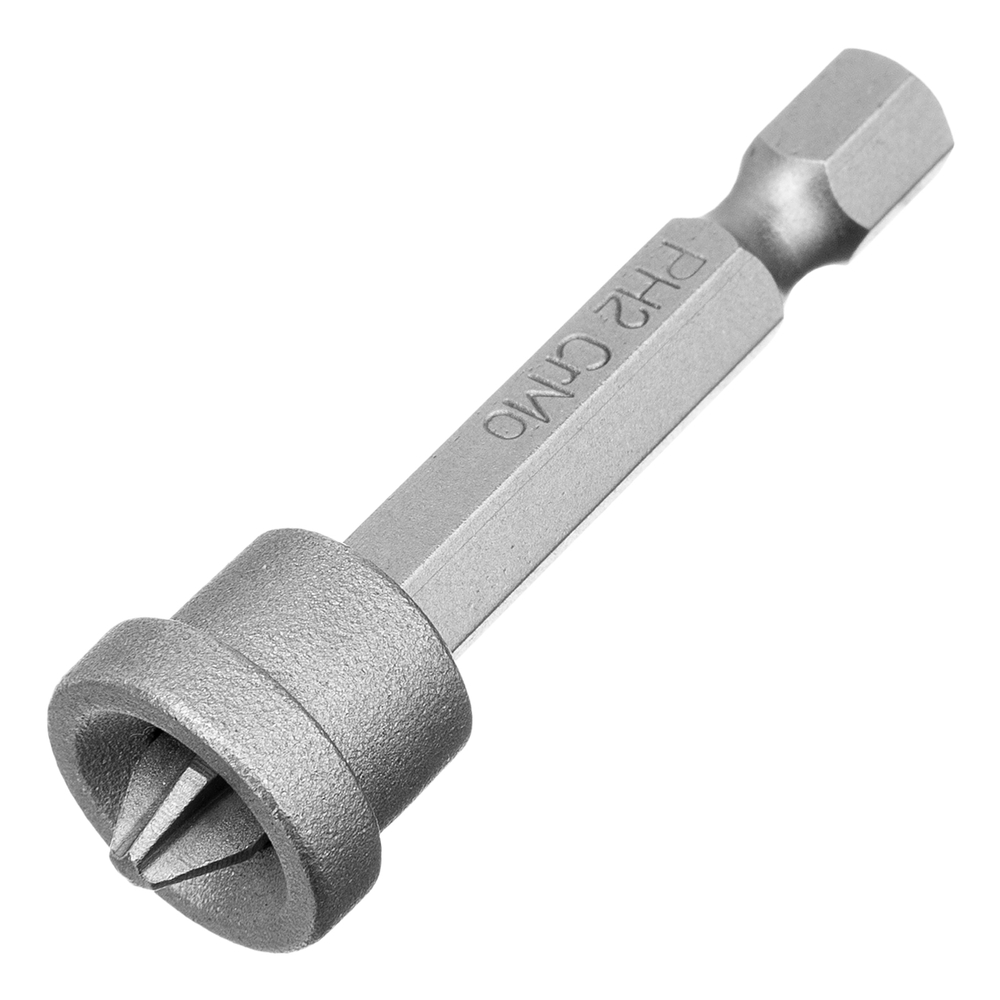 Бита PH2x50 мм с ограничителем для ГКЛ, CrMo// Сибртех