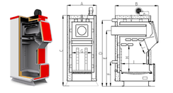 Твердотопливный котел Heiztechnik Q ALFA 65