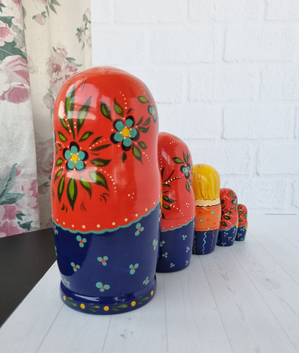 Матрешка "с курочкой" традиция 5мест