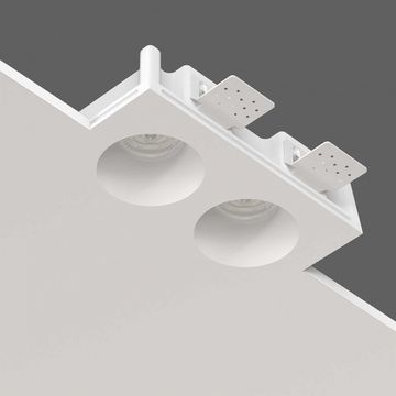 Встраиваемый гипсовый светильник для установки в потолках из гипсокартона LED MR16 GU10 / модуль LED MR16 SN 036 белый Quasar 80 Duo Stellanova