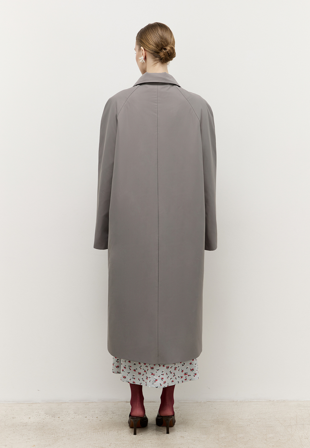 Тренч однобортный утепленный