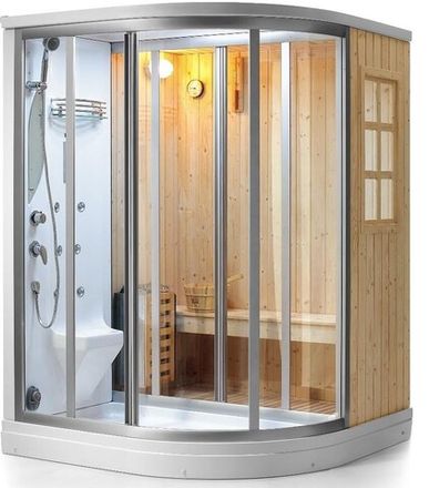 Душевые кабины с сауной