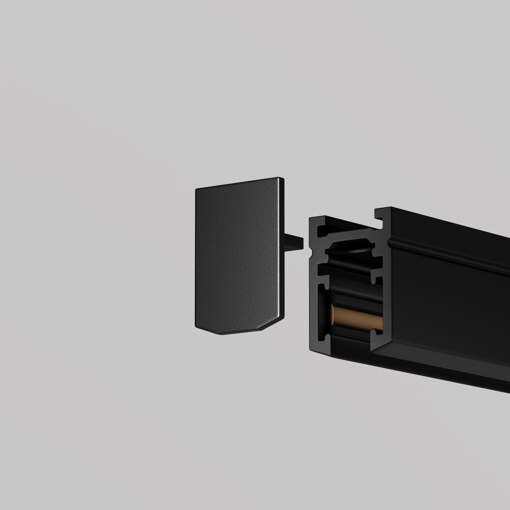 Заглушка для шинопровода, 2 шт. Maytoni Levity TRA184EC-1B