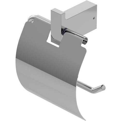 Держатель туалетной бумаги Cezares Slider SLIDER-PH-01 с крышкой Хром