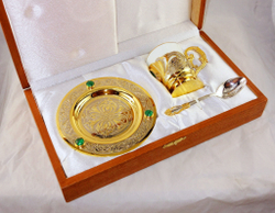 Кофейный набор "Малахит"