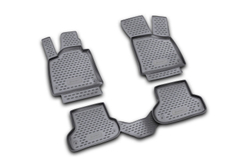 Коврики Standard, в салон AUDI A-3 3D 2007-2012, 4 шт. (полиуретан, чёрные) Element.NLC.04.10.210