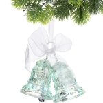 Подвеска «Хрустальные колокольчики» 5*10 см, Зелёный