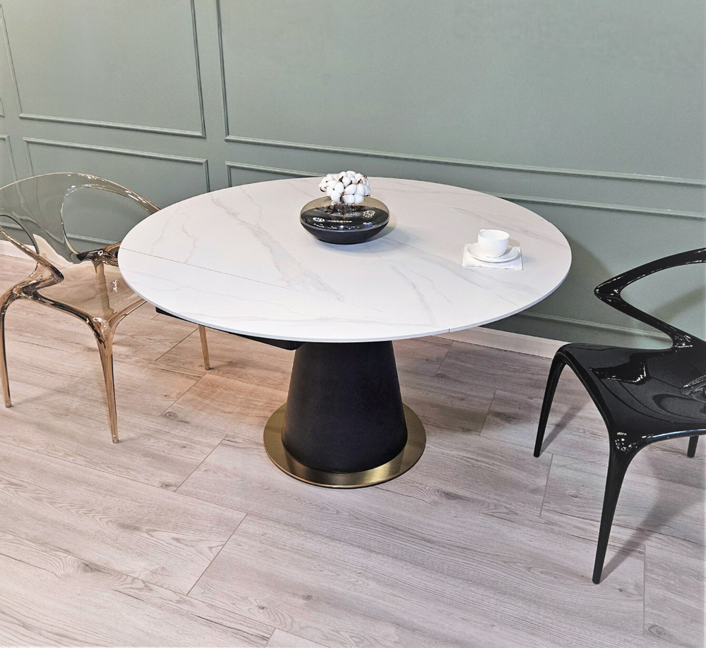 Стол обеденный раскладной круглый F328