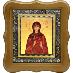 Гликерия Гераклейская, Ираклийская дева мученица. Икона на холсте.