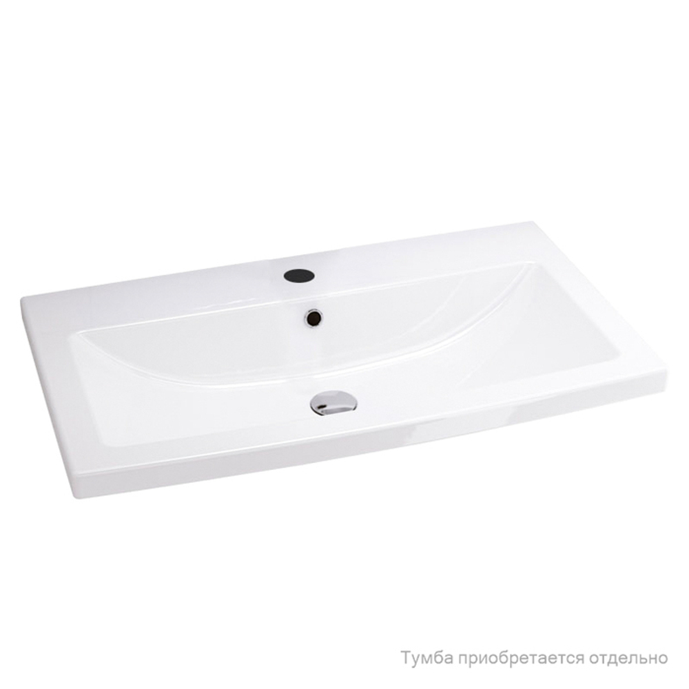 Умывальник мебельный IDDIS Optima Home, 80 см, 001, 0018000i28