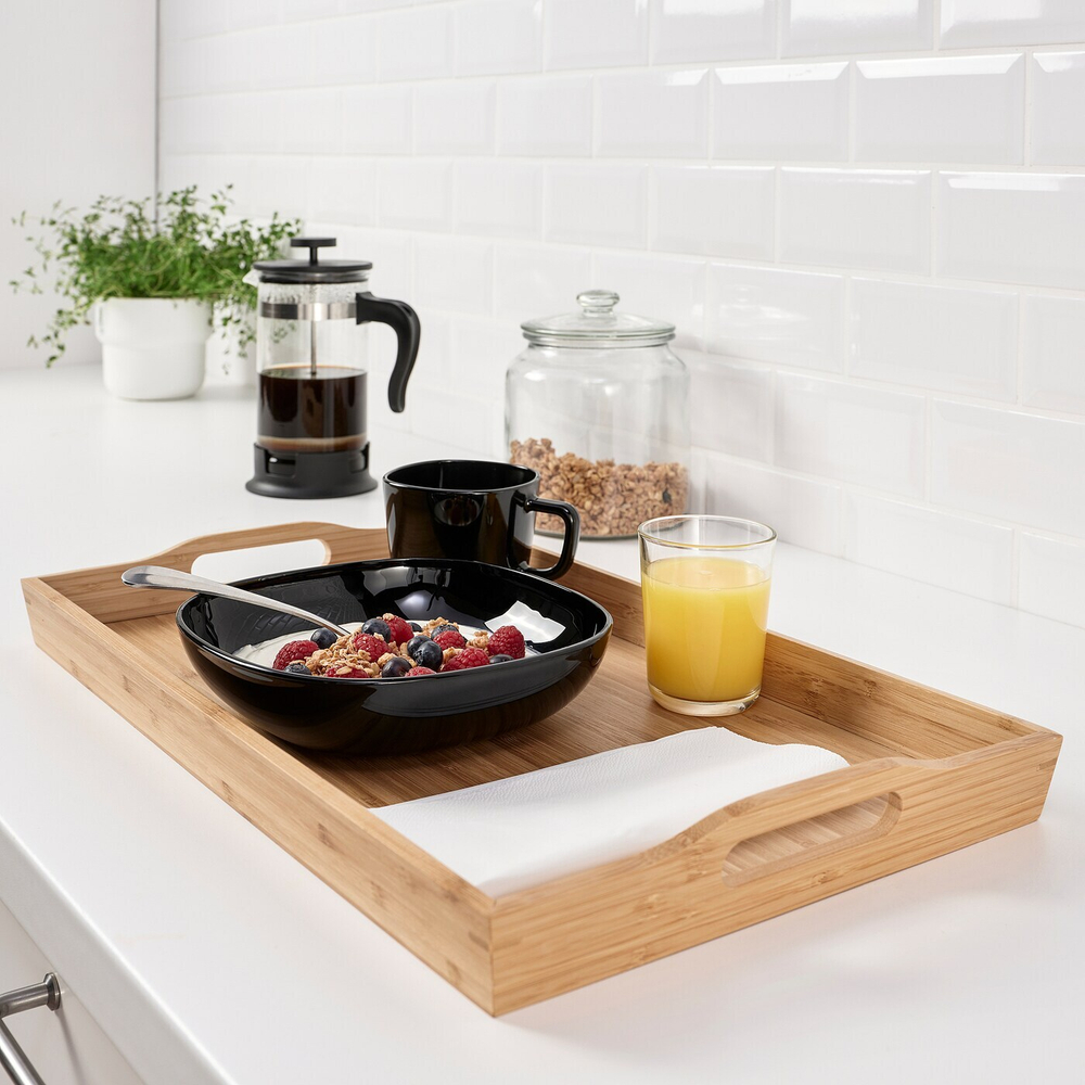 IKEA FRUKTSKAL  (ИКЕА ФРУКТСКАЛ)  -  Поднос, бамбук, 50x30 см
