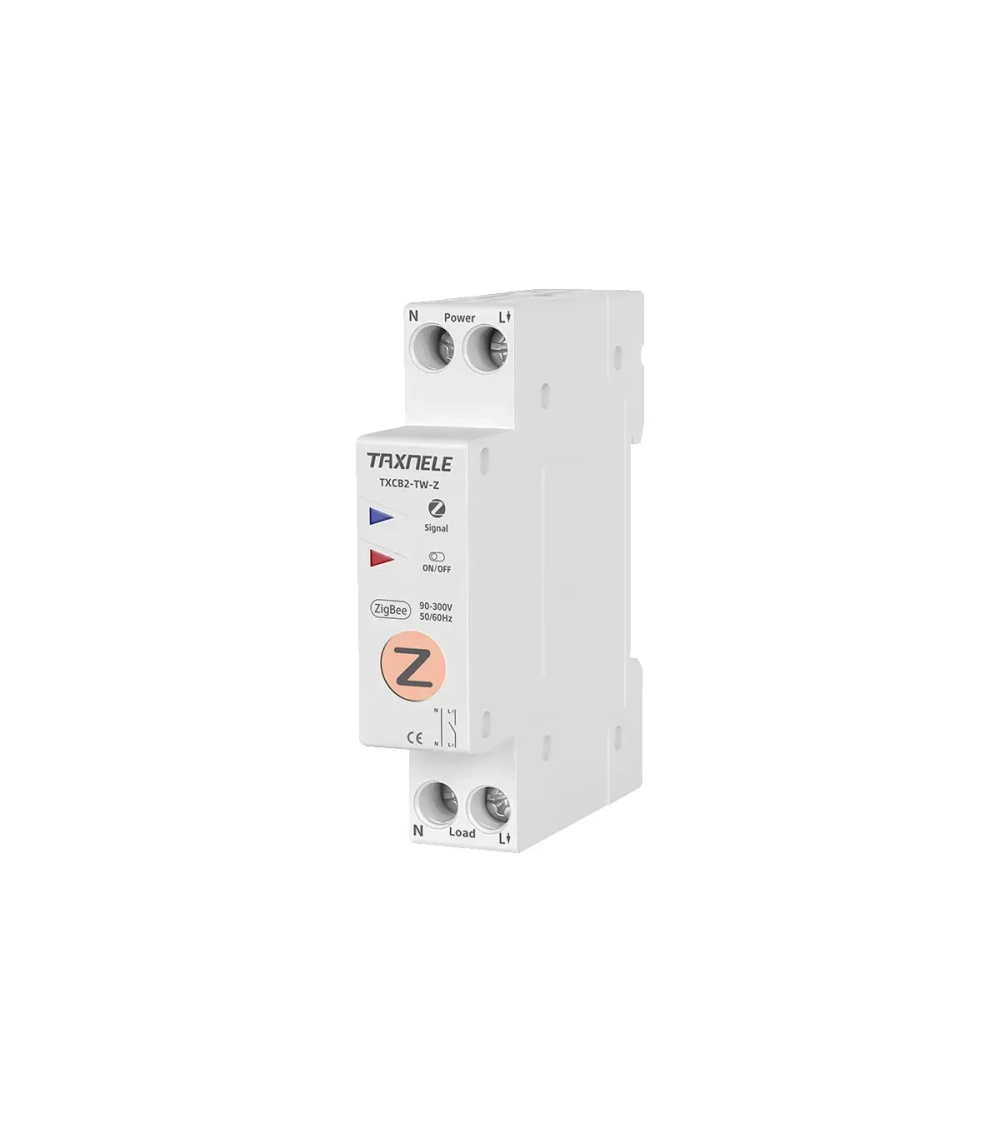 Умное Zigbee реле (выключатель) на DIN-рейку Taxnele TXCB2-TW-Z (Tuya / Smart Life)