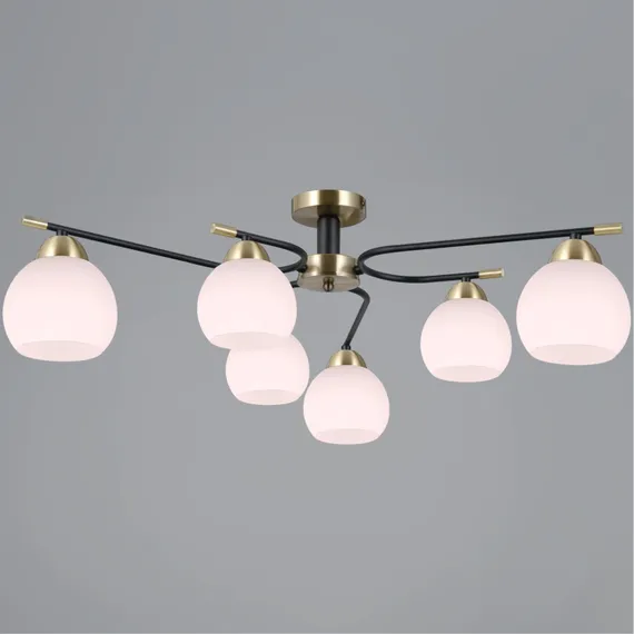 IL0638-6CSQ-24 AB BK LIBRA светильник потолочный