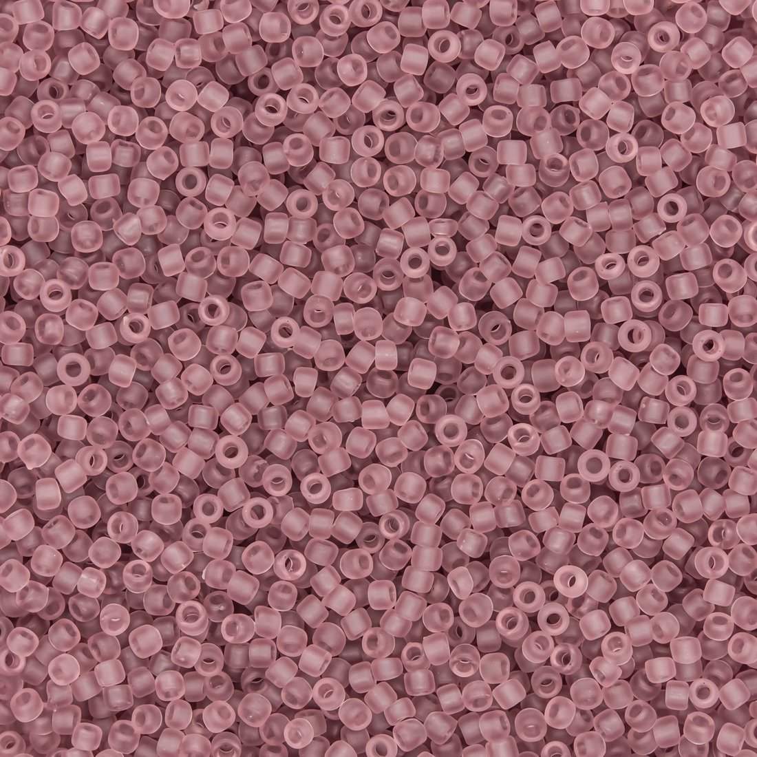 Японский бисер TOHO Round 15/0 (№6F), прозрачный матовый