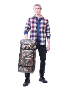 Рюкзак туристический Prival Михалыч 70л, камуфляж Камыш