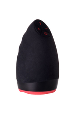 Перезаряжаемый мастурбатор Erotist Lava (Цвет: черный с красным)