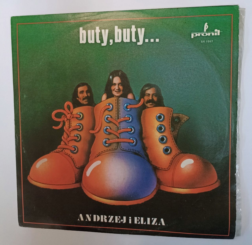 Винтажная виниловая пластинка LP Andrzej I Eliza Buty, Buty (Польша 1978)