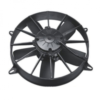 Электровентилятор 24 В, 280 мм, 190 Вт, тип A-от радиатора/всасывание, 2300 м3/час, 5 лопастей прямые